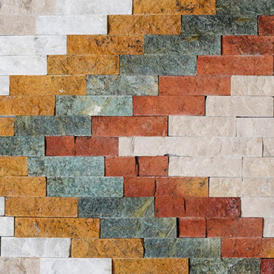 Parlino arrow design with multi colour chezel
